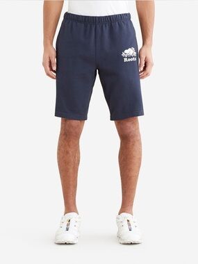 ROOTS Canada Organic Original Sweat Shorts Navy Size XL READ
